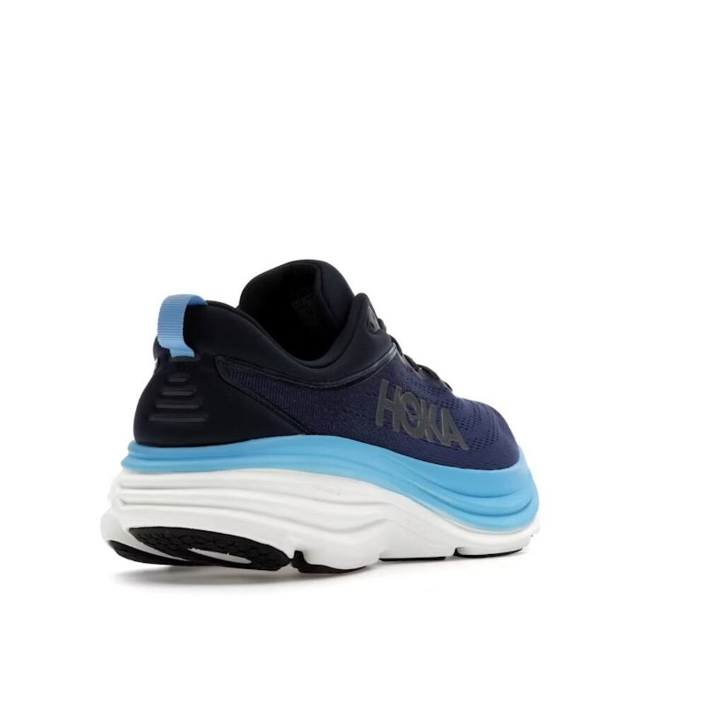 Hoka One One Bondi 8 Sneakers US 13D Navy Outer Space Running Shoes 1123202-OSAA - Picture 2 of 9